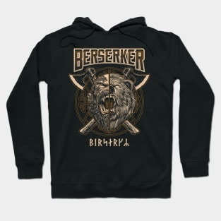 Berserker Norse Viking Pagan Bear Warrior Hoodie